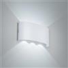 Voltix Applique da Parete LED 18W 1800LM Lampada da Parete Impermeabile per Interni ed Esterni - Lampade da Parete per Interni per Camera da Letto, Soggiorno (Bianco Freddo - 6500K-B, 18W)