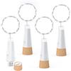 Dumcuw Luci per Bottiglia 20 LED, Ricaricabile USB, con Tappo in Sughero, Modello 2024, a Batteria, Ideale per Natale e Decorazioni Festive