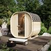 Parama Sauna finlandese da esterno 4 persone 185x180cm h194 in legno di abete | Kota