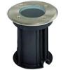 V-TAC VT-7677 Portalampada a incasso lampada interrata segnapassi calpestabile rotondo colore nero e acciaio GU10 IP65 - SKU 7515