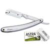 Parker Safety Razor Parker-Astra Rasoio e Lamette da Barba 31R - 1 Confezione da 2 Pezzi