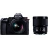 Panasonic Fotocamera Mirrorless Lumix S5 II con obiettivo 20-60mm e 50mm f/1.8