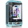 Thermaltake Case Micro Tower 300 Turquoise Turchese con Vetro Temperato