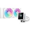 DeepCool Dissipatore liquido AiO MYSTIQUE 240 ARGB LCD 240mm Bianco