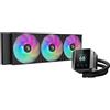 DeepCool Dissipatore liquido 360mm MYSTIQUE 360 ARGB con display LCD Nero
