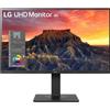 LG Monitor 27" 4K Ultra HD IPS Nero con HDR e Hub USB Integrato