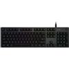Logitech tastiera meccanica G G512 CARBON LIGHTSYNC RGB con interruttori GX Brow
