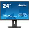 IIyama Monitor 24" 4K Ultra HD IPS Nero con Hub USB e Regolazione Altezza
