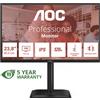 AOC Monitor 24E4U 60,5 cm Full HD IPS Nero con Altoparlanti Integrati