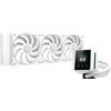 DeepCool Dissipatore Raffreddatore di liquidi Mystique 360 WH 12 cm Bianco