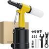 AMTOVL Rivettatrice Pneumatica - 1408 KGF Tirando Rivettatrice Pneumatica Kit Rivettatrici ad Aria per Rivetti a 2,4 mm 3,2 mm 4,0 mm 4,8 mm Pistola ad Aria per Rivetti Resistente per Fabbricazione
