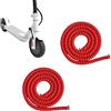 YQQXCY Cavo di protezione a spirale per scooter, 2 m, per Ninebot G30 Max Kugoo M365, Xiaomi 1S Pro2 Mi3, accessori per scooter elettrico (rosso)