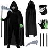 Costume Halloween Mietitore Per Bambini - Completo Con Falce E Death