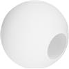LALAFINA Paralume Ricambio in Vetro Satinato Bianco Opaco Sfera Rotonda per Lampadario Sospensione Copertura Lampada Decorativa per da Pranzo e Camera da Letto