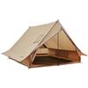 VEVOR Tenda Invernale da Campeggio per Esterno Capienza ca. 2 Persone, Portatile con Foro per Stufa, Tenda a Cabina con Palo da Pavimento, Tessuto Impermeabile PU2500mm, Campeggio, Pesca