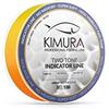 KIMURA Two Tone Indicator Line, MONOFILO da Pesca Unisex Adulto, Arancio-Giallo, 0.128