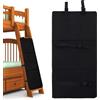 WIYETY Copertura per Scala di Letto A Castello: Doppio Tappeto Protettivo per Letti A Castello, Pieghevole E Regolabile, Dispositivo di Sicurezza Contro Le Cadute per Bambini (78 * 38cm Nero)