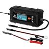DCHOUSE Caricabatterie 12V 5A, Caricabatteria Intelligente per Batterie Litio 14.6V per Batterie LiFePO4 e Piombo Acido, per Batterie Auto, Camion, Moto, Tosaerba, Barca, Marine