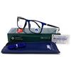 VENICE EYEWEAR OCCHIALI New Model Occhiali da Lettura UNISEX Anti Luce Blu Uomo e Donna Computer Glasses TRIPLE Professional ULTRALEGGERO TR90 Venice Visione Chiara - Moda Comodo (+2,00, Blu)