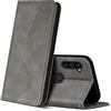ZONNAVI Cover per Samsung Galaxy M11 / Galaxy A11, Flip Custodia Pelle PU con [Slot Cart] [Supporto Stand] [Magnetica], Cover a Libro Portafoglio per Samsung Galaxy M11 / Galaxy A11 (Grigio)