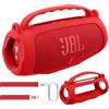 co2CREA Custodia in silicone per JBL Charge 5 Speaker Bluetooth Portatile（Altoparlante non incluso）
