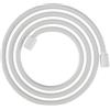 hansgrohe Designflex - Tubo Flessibile Doccia in Tessuto 2,00 M con Protezione Antitorsione E Antipiega, Incl. Guarnizioni Bianco Opaco