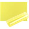 Habercrafts Fogli di acetato OHP A4 Pellicola trasparente in acetato di colore trasparente con filtro di luce in plastica, aiuto per la lettura in gel, spessore 100 micron, misura A4, giallo - 10 fogli)