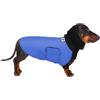 ARVOV Cappotti per bassotti, cappotto invernale per cani caldo e impermeabile, cappotto impermeabile per bassotti, abbigliamento impermeabile, cappotto per cani miniatura, impermeabili per cani piccoli (Blu