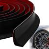 MHDJQ Parafanghi per Auto Passaruota Auto Universali 3metri Nero (3 Meters)