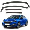 AirFlux Set di 4 deflettori d'aria compatibili con modelli Skoda Scala 5 porte Hatchback 2019 2020 2021 2022 2023 2024 2025.
