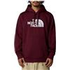 The North Face Drew Peak Felpa con Cappuccio da Uomo TNF Light Grey Heather L