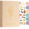 Lanpn A5 Libro di Ricette Il Mio Ricettario in Pelle, Quaderno per Ricette da Scrivere, Recipe Cook Journal Book to Write in Your own Recipes, Libri di Cucina Cooker Girl Libro, Avena, Inglese