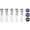 Generisch Penna a sfera Zebra Sarasa Grand Gel 0,5 mm, set da 5 ricariche e sigillo originale (ricarica (Ribes nero P-RJF5-VCB))