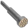 WERHE Scalpello Bocciarda SDS Plus, 12 Denti in Metallo Duro, 150 mm | SDS Plus attacco 10 mm, acciaio con punte in metallo duro, ideale per pareti e lastre di pietra, leggero e compatto, 0,346 kg