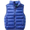 SK Studio Ragazza ragazzo Gilet Piumini Cappotto Imbottito Senza Manica da Bambini Zip Up Giubbotto Invernale Blu, 9-10 anni