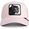 Goorin Bros. Cappellino Trucker con motivo pantera, colore rosa cipria, Taglia: Taglia unica