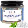 Hpbaggy Compresse di Dentifricio Masticabili, Dentifricio all'idrossiapatite Senza Fluoro, Compresse di Dentifricio Naturale, Pasta Naturale, Dentifricio Rimineralizzante Alla Nano Idrossiapatite