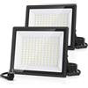 Lux Straes Faretto LED da Esterno 150W, Faro led IP66 Impermeabile 16500LM, Luce 6500K Bianco Giorno con Spina, per Campo Sportivo, Magazzino, Parcheggio, Giardino, Garage, Terrazza, 2 Pezzi