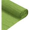 QUARKZMAN 2pz Rotolo di Carta Crespa 210cm Lunghezza 50cm Larghezza per Cerimonia Nozze Varie Grandi Feste Decorazione, Verde
