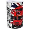CUCUBA Barattolo Salvadanaio Design Londra Elementi Caratteristici della Città e Monumenti Big Ben Victoria Tower Gardens in Metallo Latta non Apribile 13x8cm