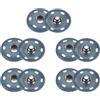 QUARKZMAN 5 Set Bottoni Automatici a Pressione 21mm Bottoni a Pressione da Cucire Metallo Accessori per Chiusura Borse Vestiti Jeans Cucito Artigianale, Blu Lago