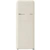 PYRAMIDEA Frigorifero Vintage Colorato Crema Singola Porta Ventilato 240 L Lordi (218 L Netti) MAMBO2401C