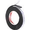 PATIKIL 2m/6.6ft Sigillatura Schiuma Nastro, 2cm Largo 5mm Spessore Singolo Adesivo Paraspifferi Striscia Guarnizione Porta Gommapiuma per Finestra Isolamento, Nero