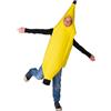 Noaxylic Costume da Banana, Tuta a Banana Bambini Unisex Divertente, Tuta Divertente a Costume Frutta, Leggera e Confortevole, per Halloween, Carnevale, Attività scolastiche, Spettacoli Teatrali