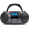 Aiwa BBTC-550BK Black Stereo Portatile Radio FM CD MP3 USB Bluetooth Aux