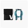 Velites Earth 2.0 Corda per saltare in alluminio aereo | Blue | Sistema avanzato con cuscinetti e cavo da 4 mm | Personalizzabile con pesi | App di allenamento inclusa