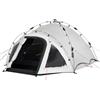 qeedo Quick Oak 3, Tenda da Campeggio per 3 Persone, Tenda Rapida, Quick-Up-System, Dark Series (Color Nero Notte all'Interno)