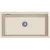 Plados LX8610ST-R2 Lavello 1 Vasca Monovasca installazione sottotop 790 × 388 mm Serie Lux 86 -10 ST sotto-top finitura RN R2 RINNOVA DUNE BEIGE