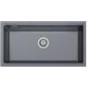 Plados LX8610ST-R3 Lavello 1 Vasca Monovasca installazione sottotop 790 × 388 mm Serie Lux 86 -10 ST sotto-top finitura RN R3 RINNOVA ALP STONE