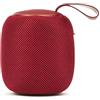 Trevi XR 8A16 Altoparlante Wireless 5.3, Speaker Portatile 5W con Lettore Mp3, Micro SD e Funzione TWS, Cassa Audio con Ricarica USB Type-C, Rosso